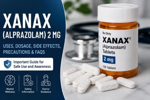 What is Xanax Alprazolam 2 mg tablets medication guide